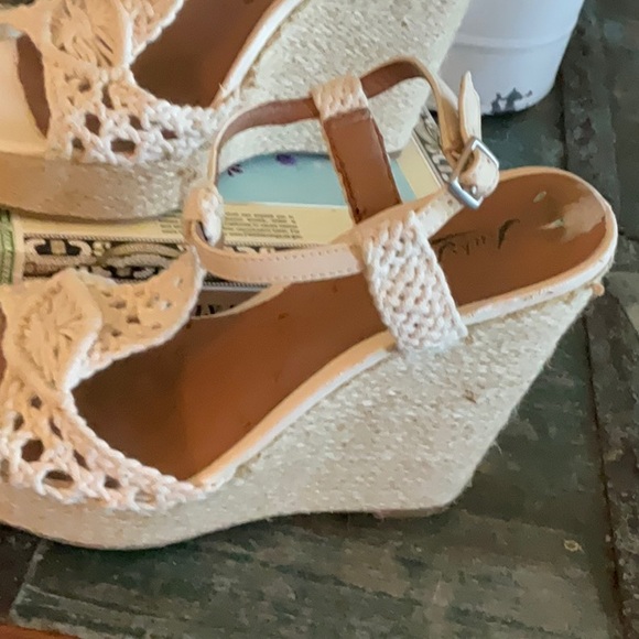 LUCKY BRAND boho macrame sandals nwot - Picture 5 of 5